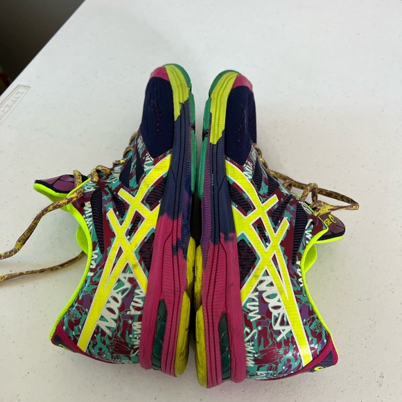 Asics WMNS Gel-Noosa Tri 9 1/2 Purple Yellow T580N-4907 - Picture 3 of 12